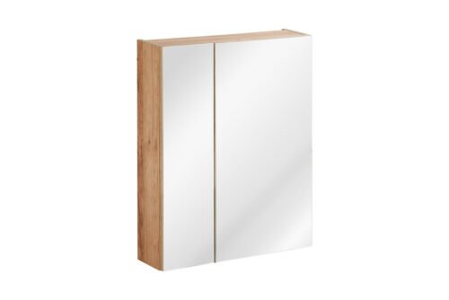 Capri oak wall mirror cabinet 842