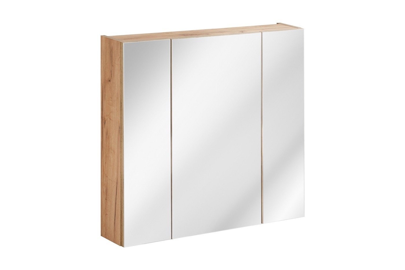 Capri oak wall mirror cabinet 843