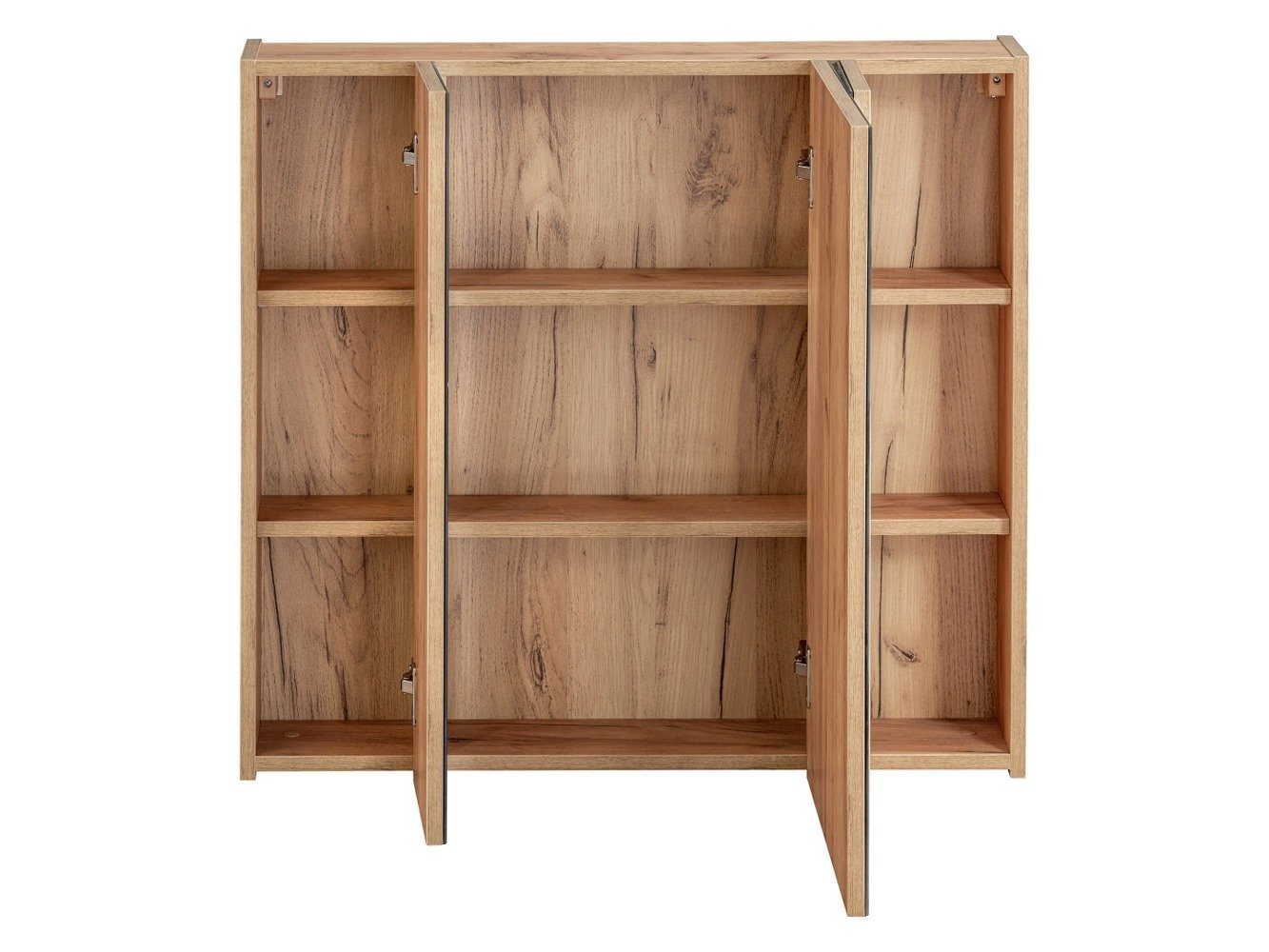 Capri oak wall mirror cabinet 843 - Image 3