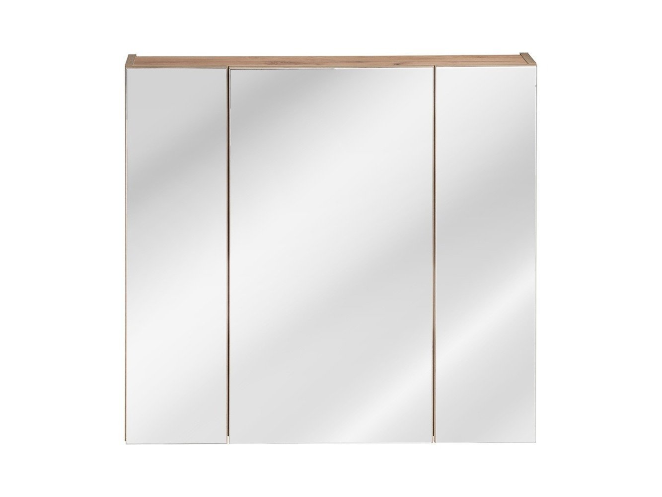 Capri oak wall mirror cabinet 843 - Image 2