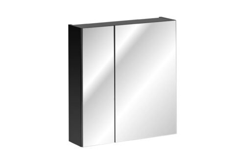 Mirror cabinet, 60 cm, Santa Fe, black