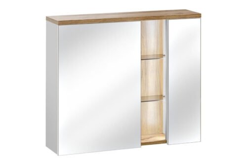 Bahama white mirror cabinet 80 cm