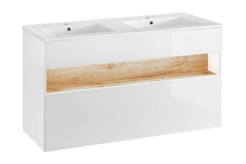 Bahama white 120 cm washbasin cabinet