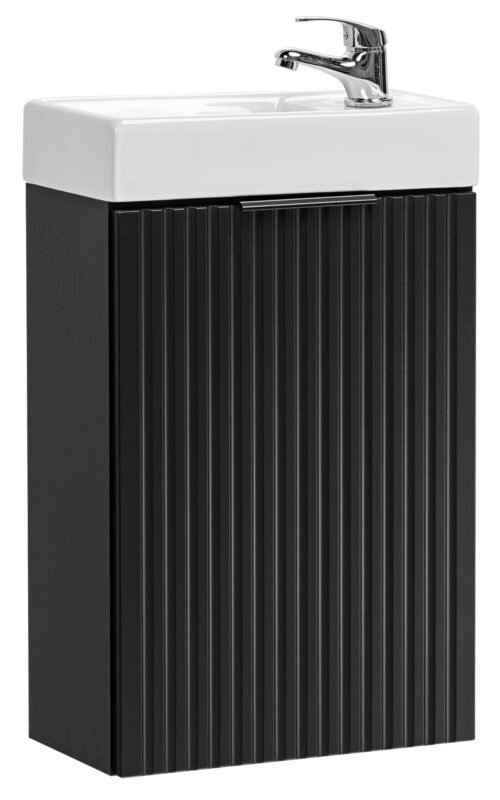Cabinet with washbasin 40 cm ADEL BLACK