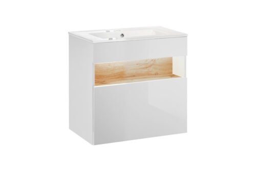 60 cm Bahama White washbasin cabinet