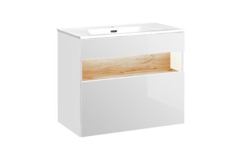 Bahama white 80 cm washbasin cabinet