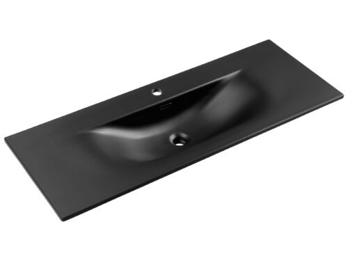 Ceramic furniture washbasin 120 cm SKY 1 BLACK MATT 120 E-8099-120 Black matt