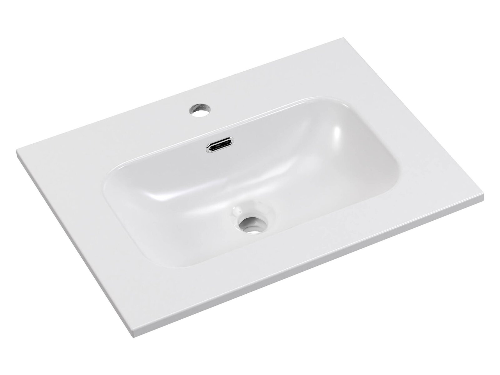 Cabinet set with washbasin, 60 cm, 2 drawers, Donna Sand - Image 4