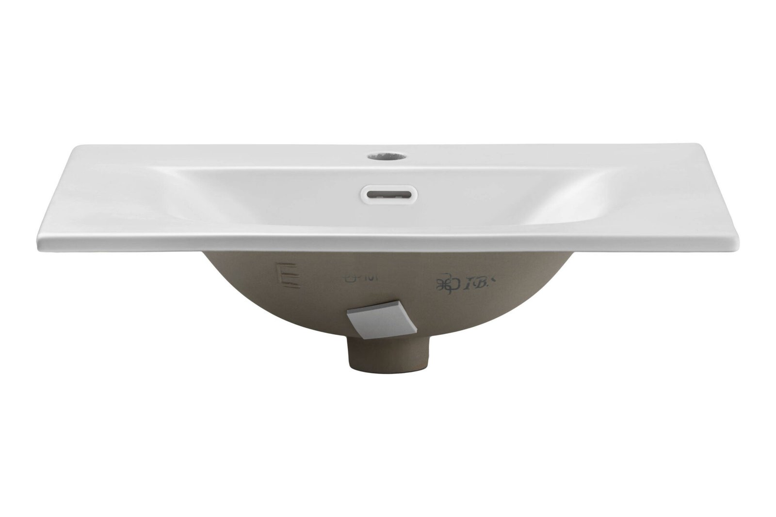 Ceramic furniture washbasin 60 cm SKY 1 60 MATT WHITE E-8099-60 Matt White - Image 3