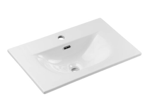 Ceramic washbasin for furniture, 60 cm, SKY 3 E-8099-3-60, glossy white