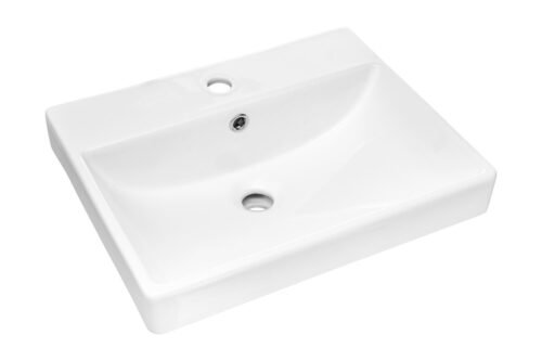 Ceramic furniture washbasin, 60 cm, UN-RITA-GW-60, glossy white