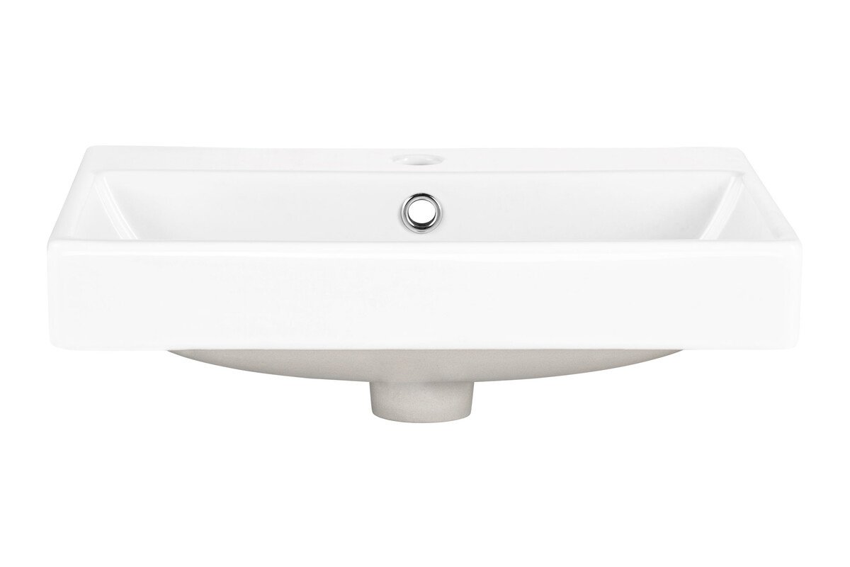 Ceramic furniture washbasin, 60 cm, UN-RITA-GW-60, glossy white - Image 2