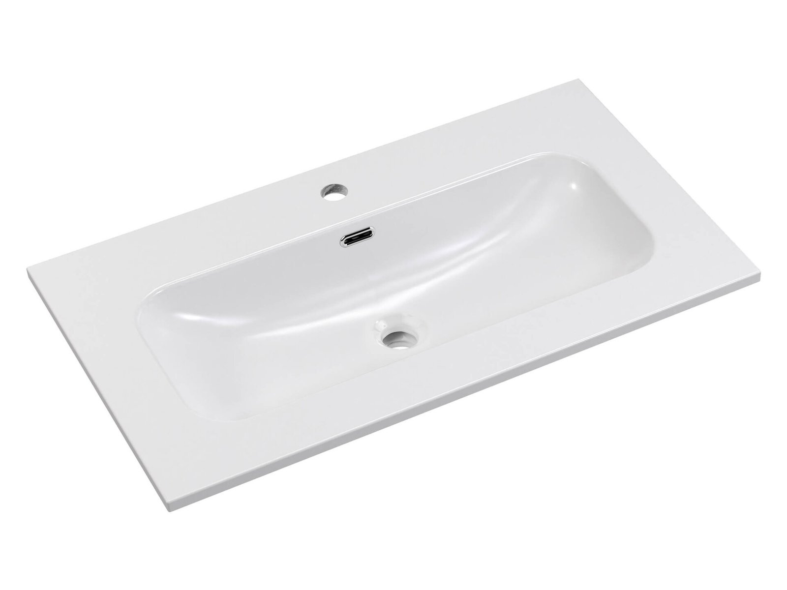 Washbasin cabinet furniture set, 80 cm, 2 drawers, Donna Sand - Image 4