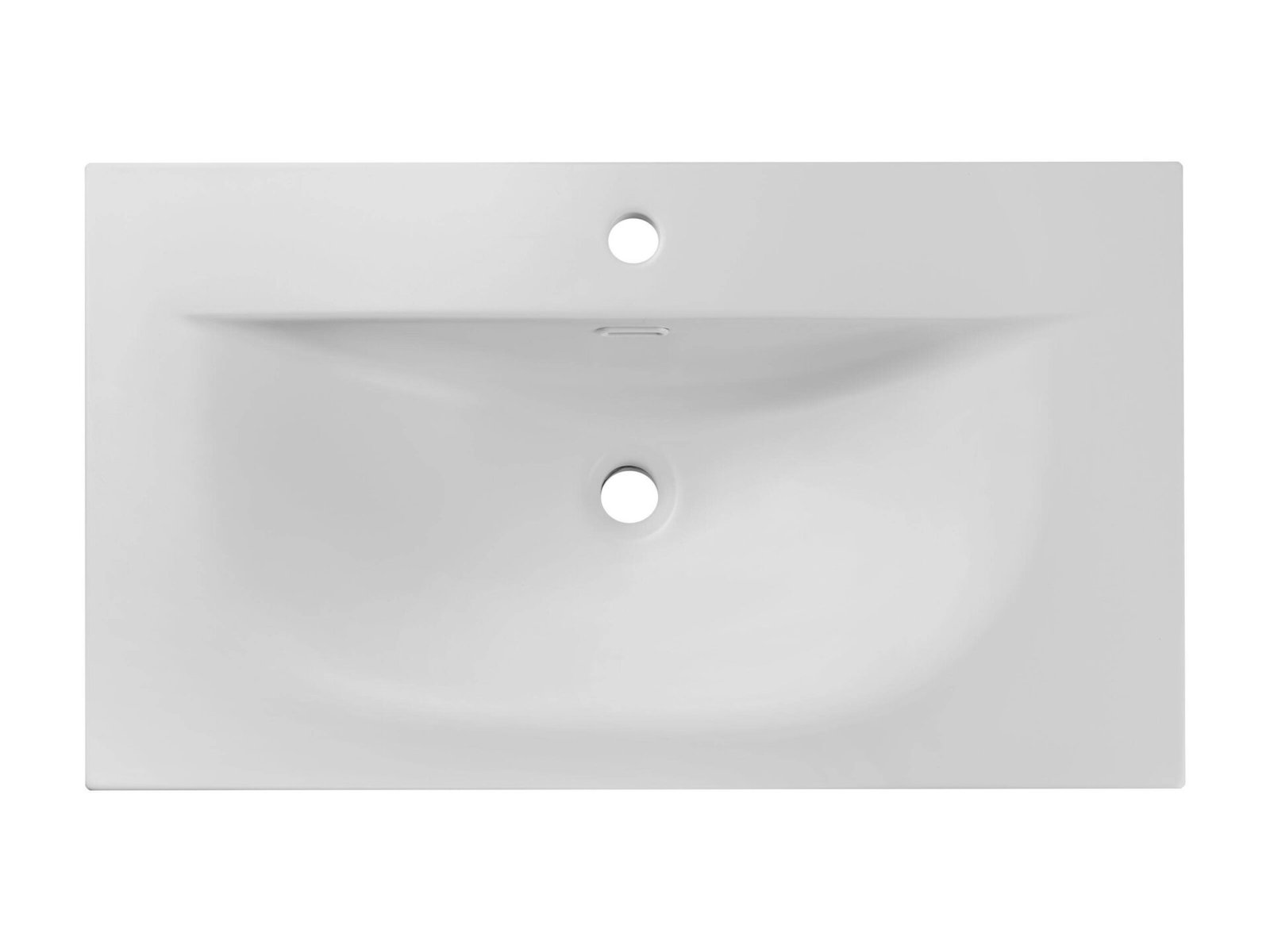 Ceramic furniture washbasin 80 cm SKY 1 80 DP MATT WHITE E-8099-80 White matt - Image 3
