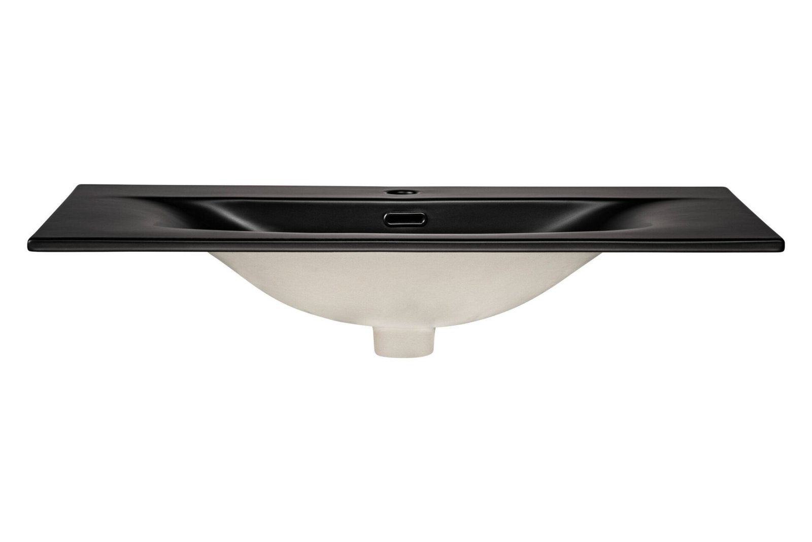 Ceramic furniture washbasin 80 cm SKY 1 BLACK MATT 80 E-8099-80 Black matt - Image 2