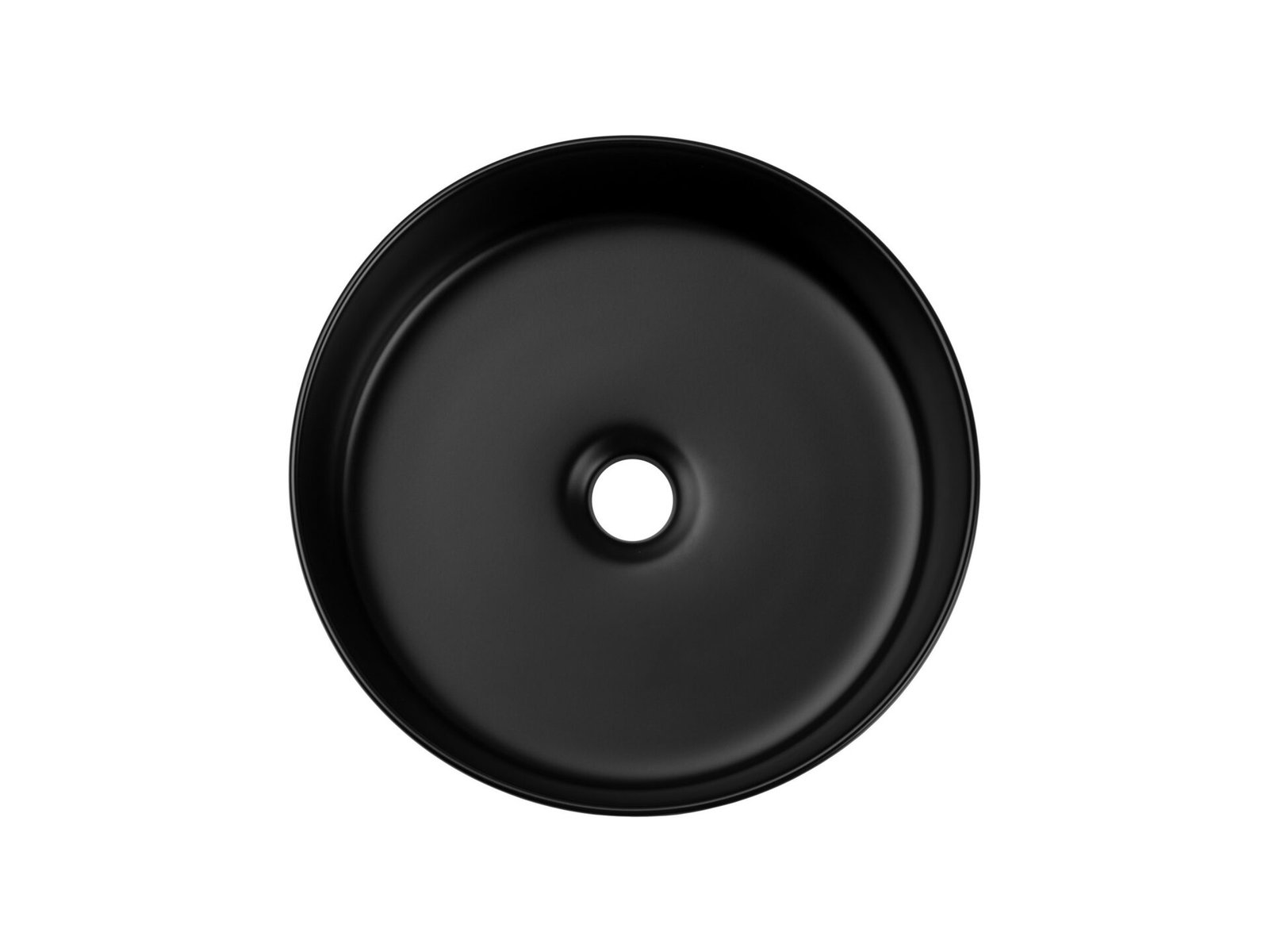 BEYOND 2 BLACK E-6565 Ceramic countertop washbasin, matte black - Image 3