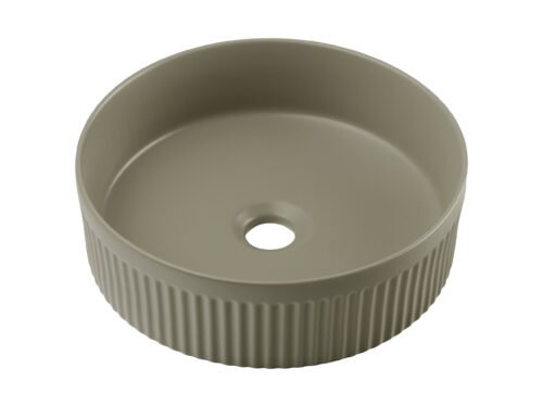 BEYOND 2 OLIVER GREEN E-6565 ceramic countertop washbasin, matte green color