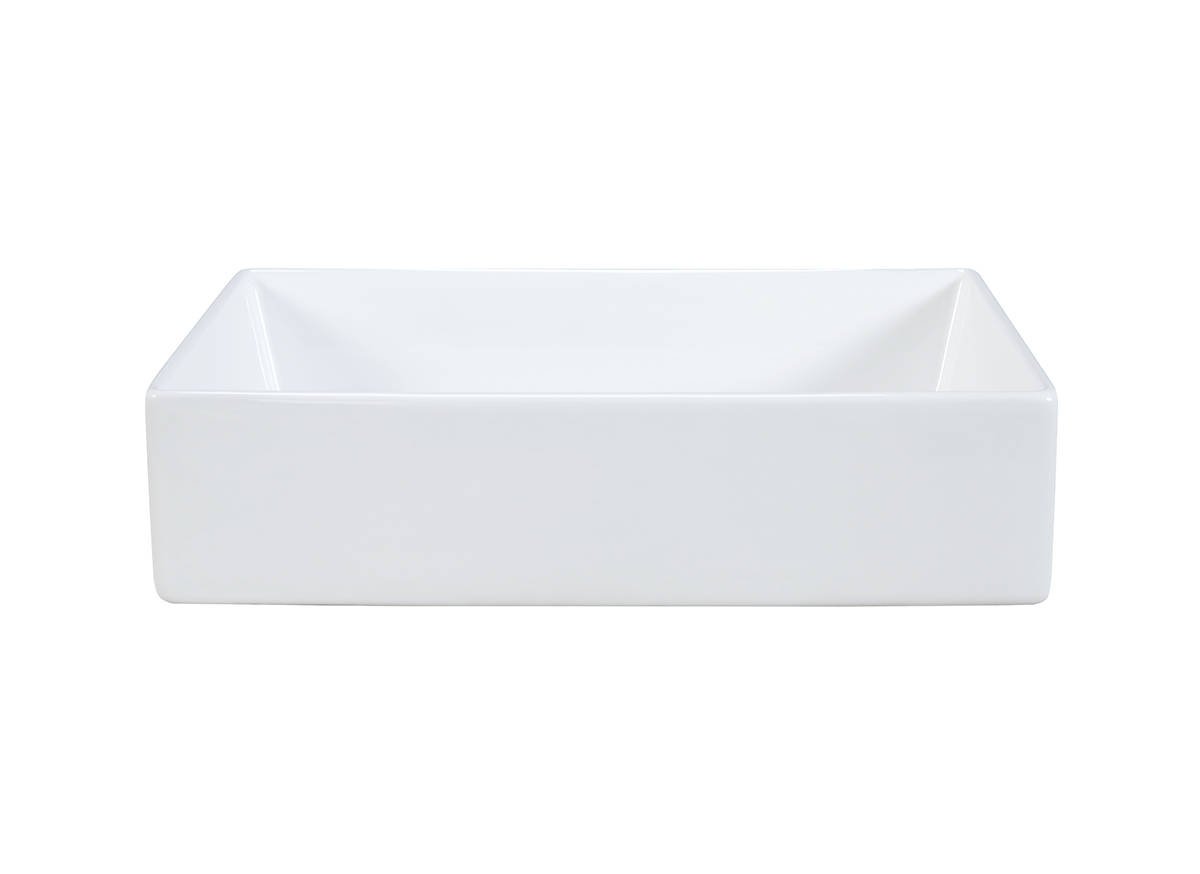 Ceramic countertop washbasin GAJA45-SW, glossy white - Image 3
