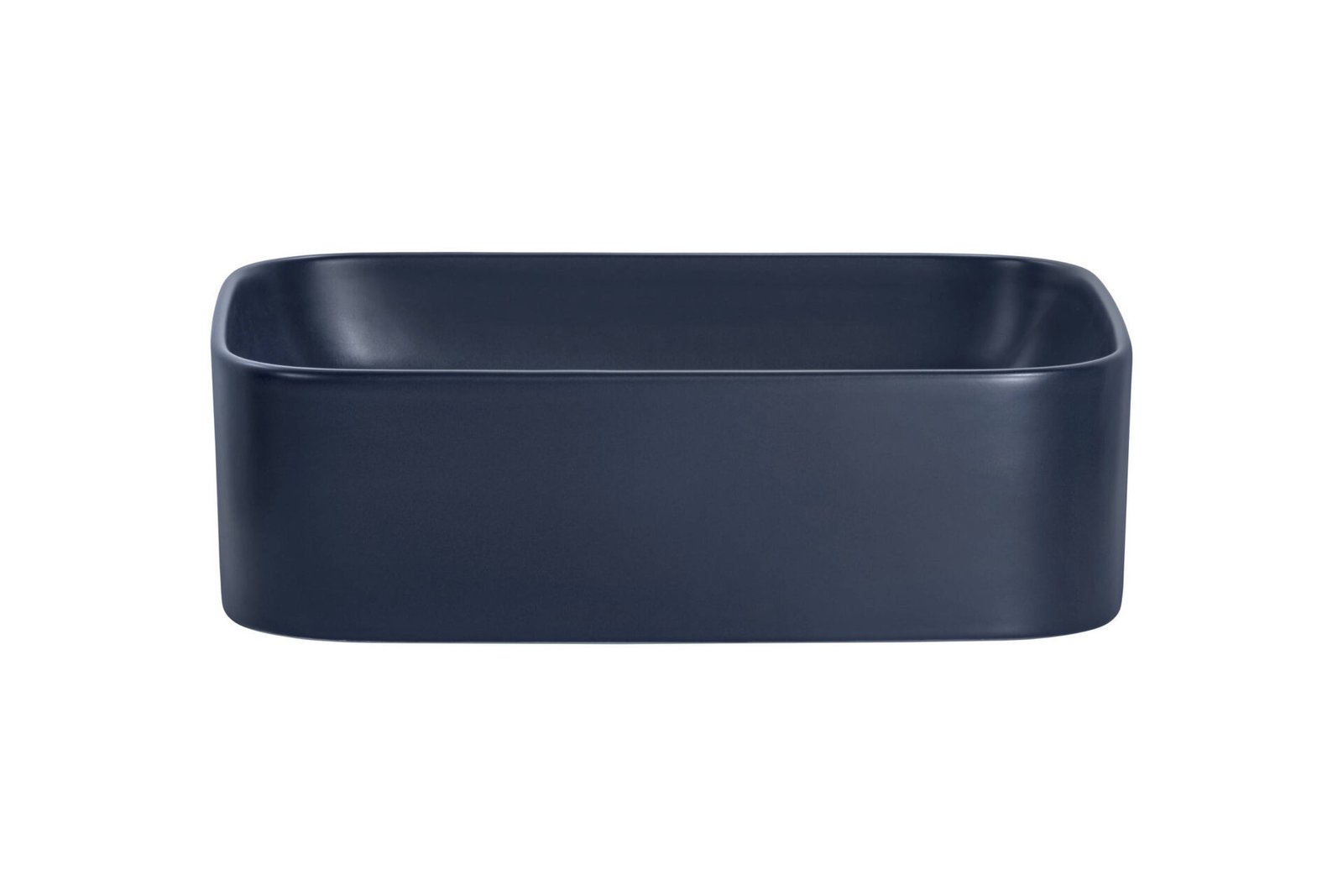Ceramic countertop washbasin UN-KAMA-MNB-50 matte dark blue - Image 2