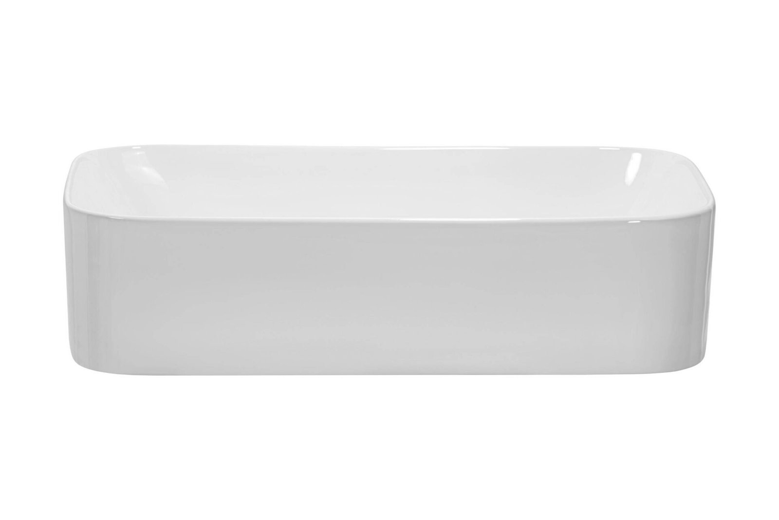 Ceramic countertop washbasin UN-KATI60-SW glossy white - Image 2