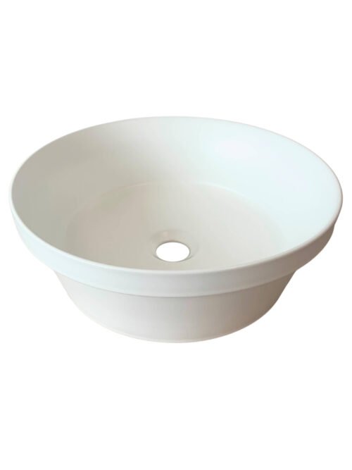 Ceramic countertop washbasin UN-MADA-MW 115MW matte white