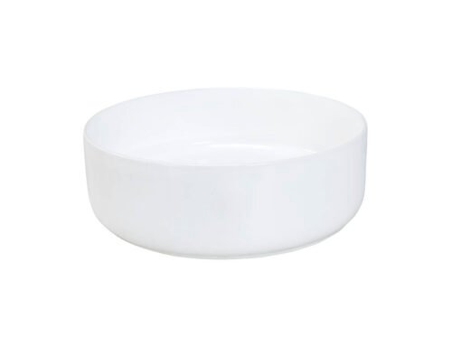 Ceramic countertop washbasin UN-MAJA-GW, white glossy