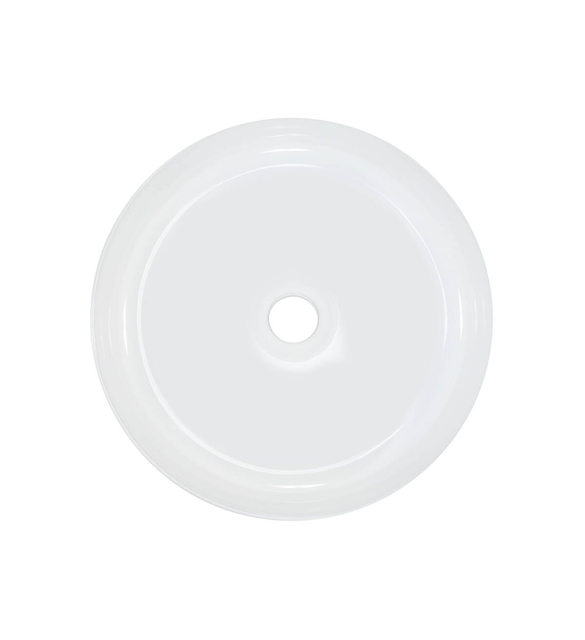 Ceramic countertop washbasin UN-MAJA-GW, white glossy - Image 2