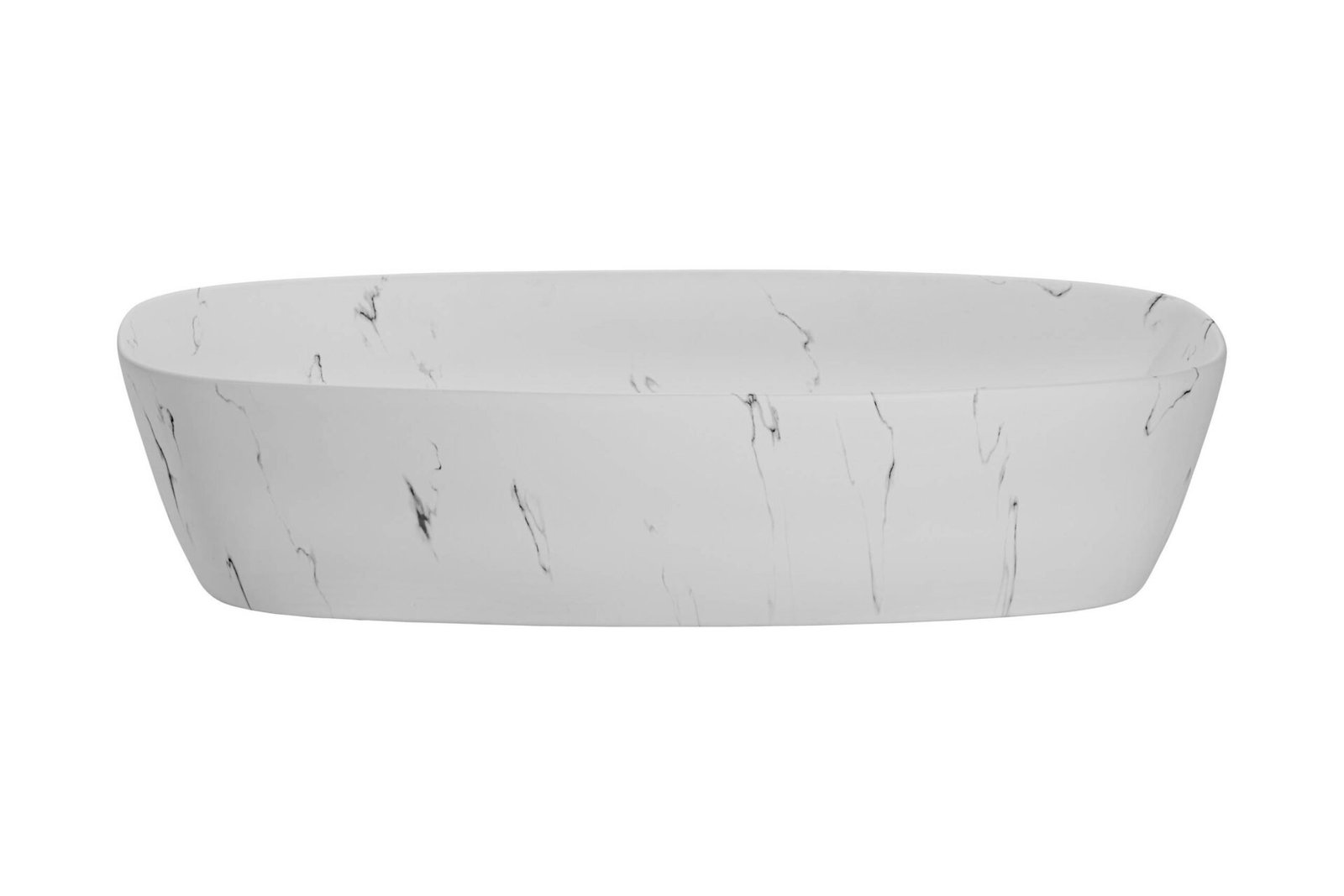Ceramic countertop washbasin UN-MEGI-MW13 matte white - Image 3