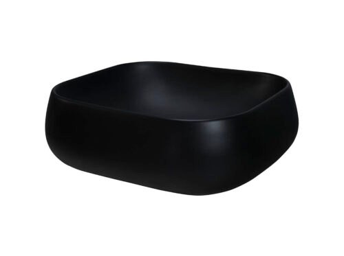 Ceramic countertop washbasin UN-NIKA-MB 78103MB matte black