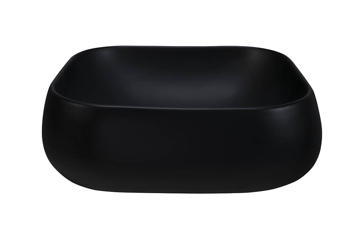 Ceramic countertop washbasin UN-NIKA-MB 78103MB matte black - Image 2