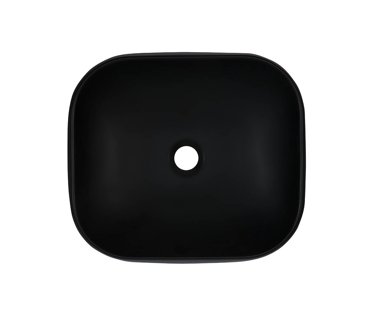 Ceramic countertop washbasin UN-NIKA-MB 78103MB matte black - Image 3