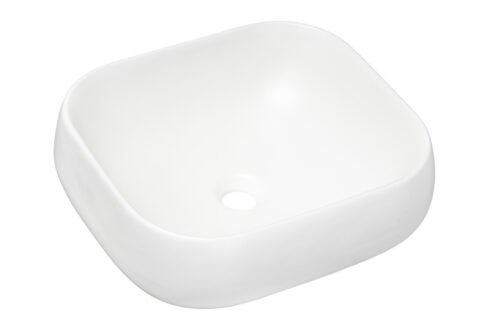 Ceramic countertop washbasin UN-NIKA-MW 78103MW matte white