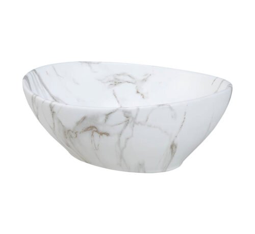 Ceramic countertop washbasin UN-PATI-MW3 matte white
