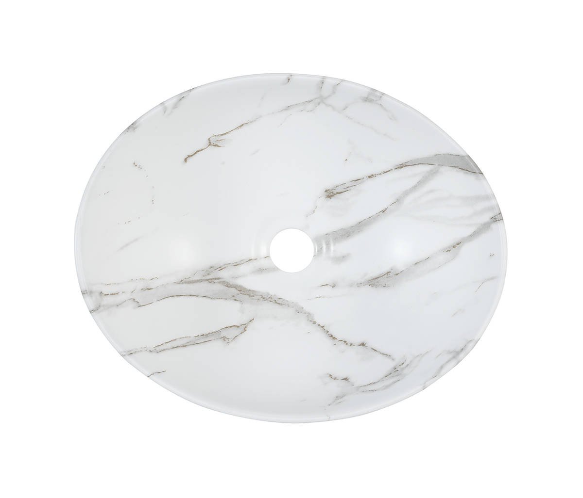 Ceramic countertop washbasin UN-PATI-MW3 matte white - Image 3