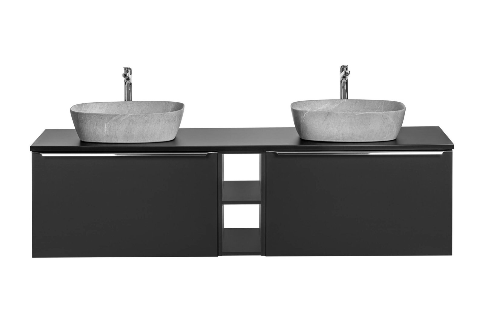 Bathroom furniture set "Santa Fe", black, 180 cm - Image 2