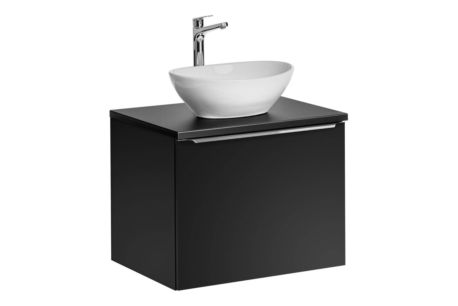 Bathroom furniture set "Santa Fe", black, 60 cm