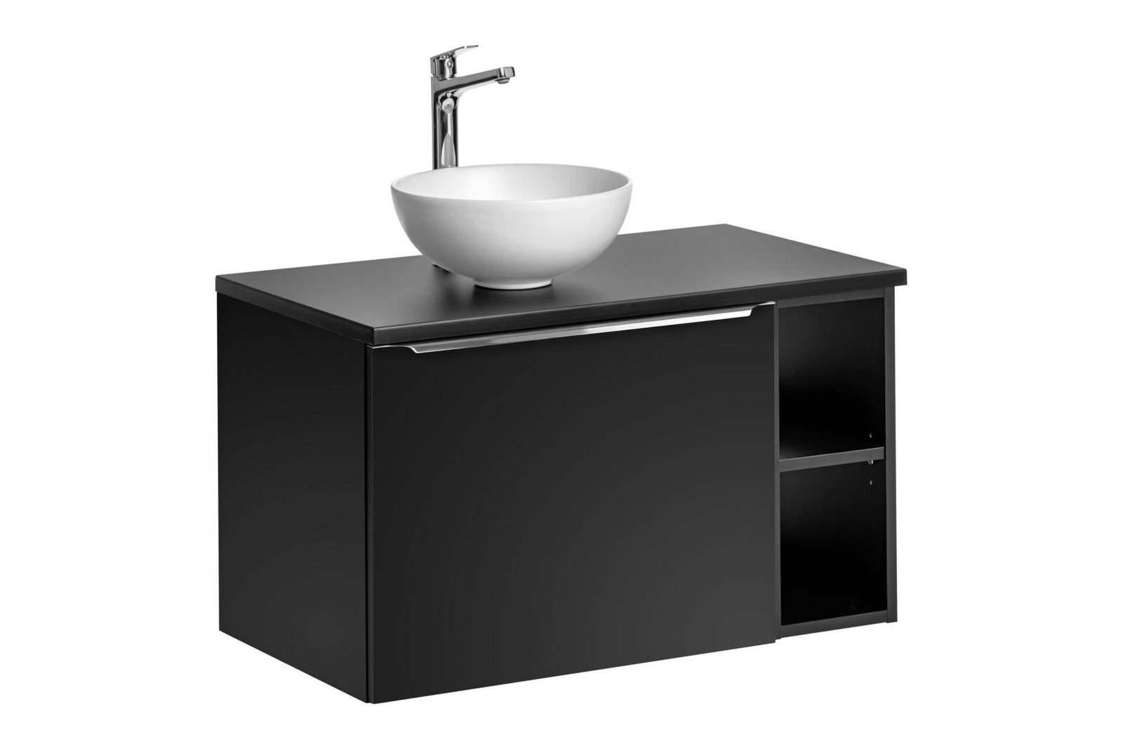 Bathroom furniture set "Santa Fe", black, 80 cm