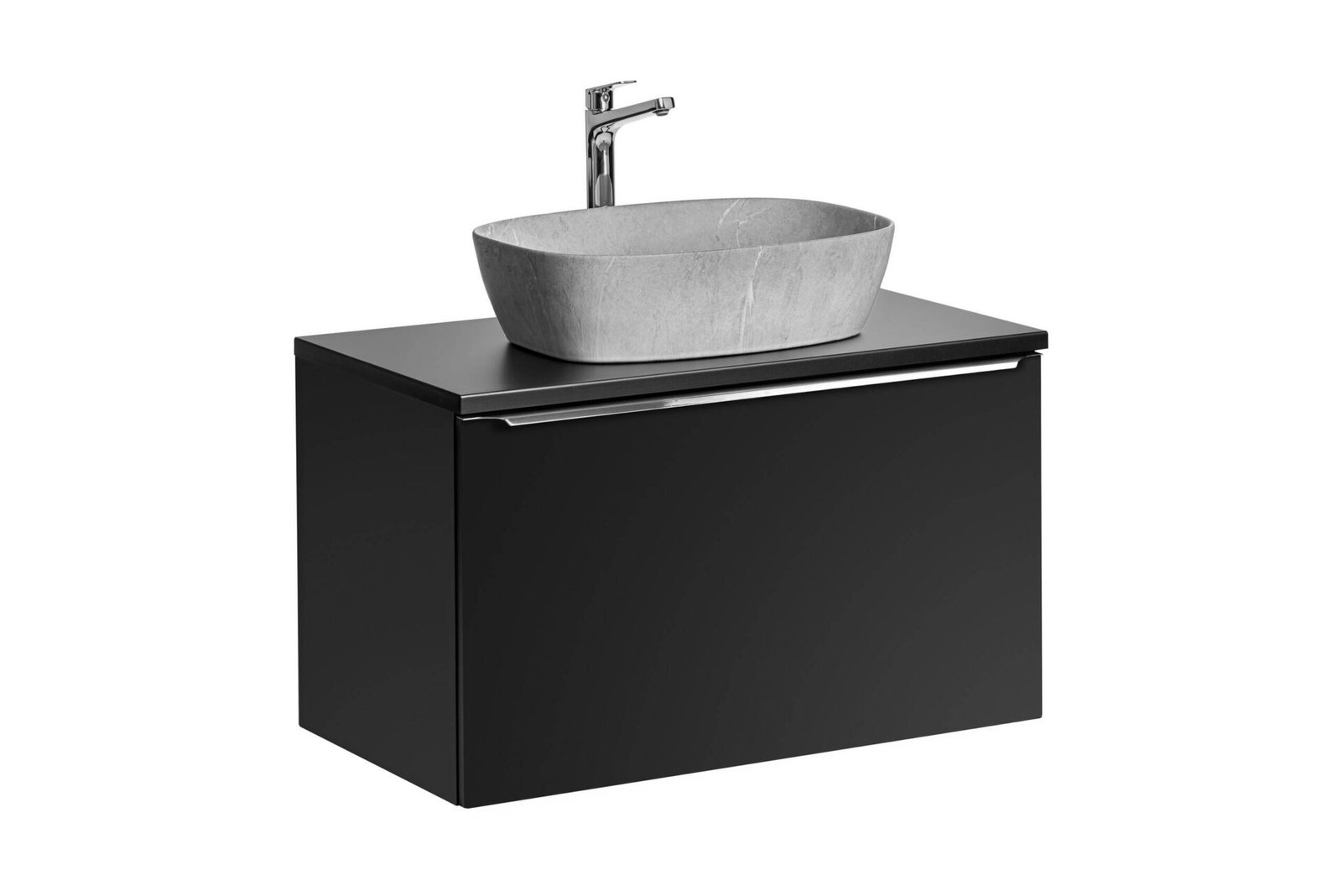 Bathroom furniture set "Santa Fe", black, 80 cm
