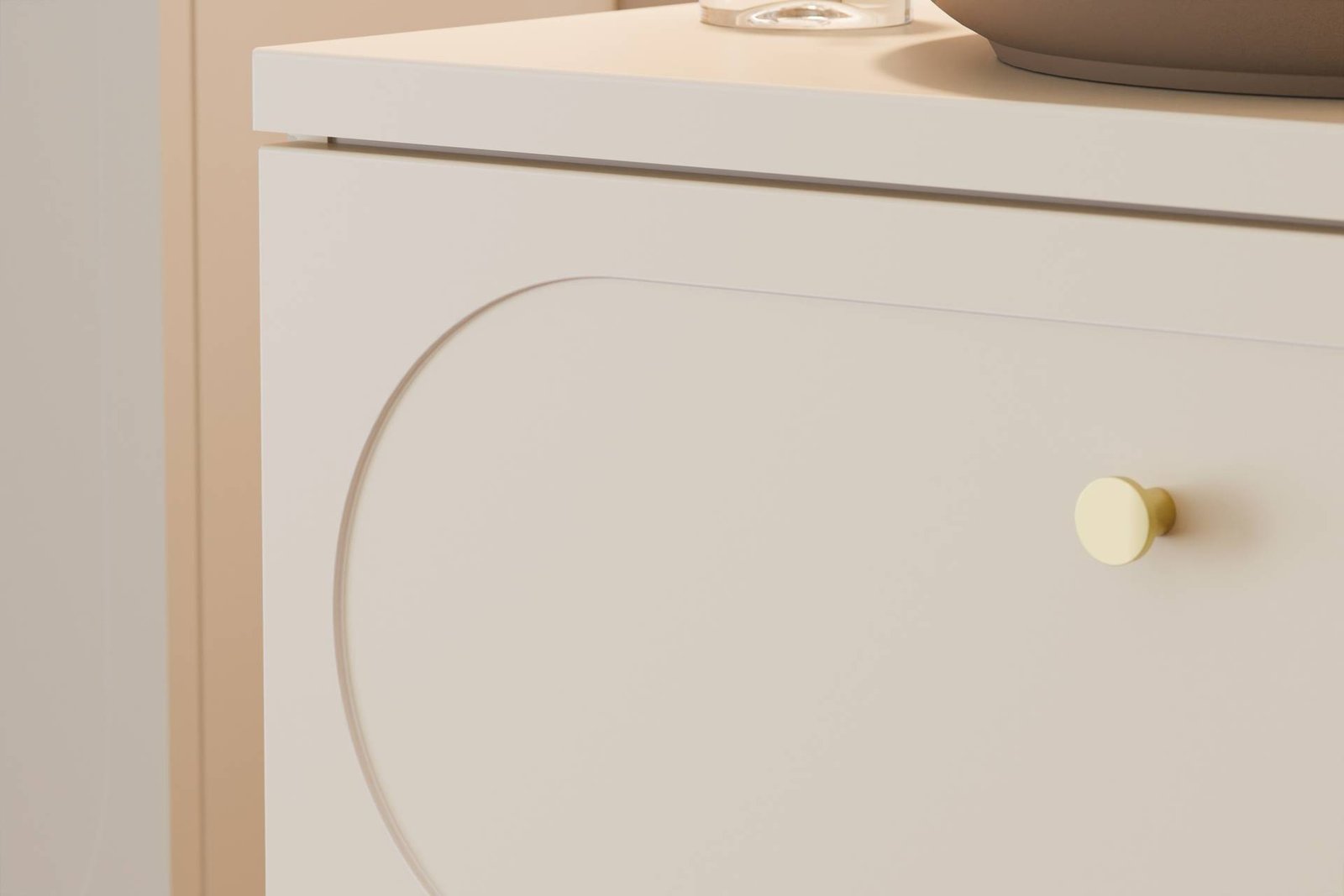 Donna Sand washbasin cabinet with countertop, 120 cm, 4 drawers - Image 4