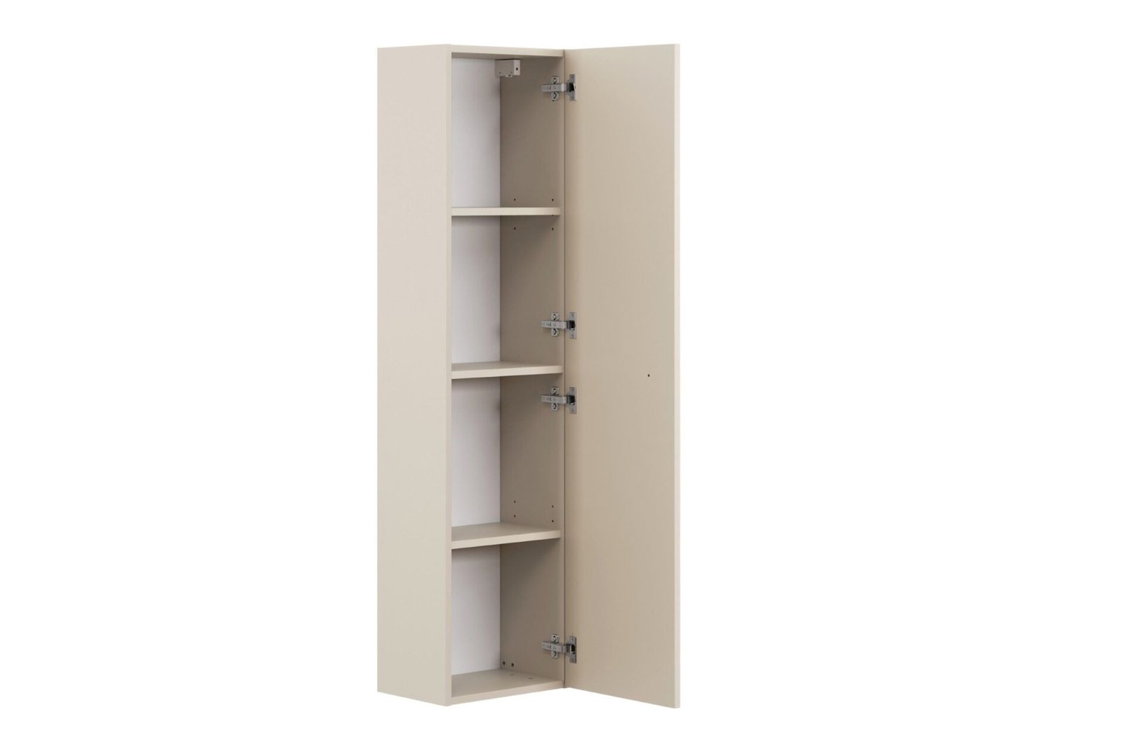 60 cm washbasin cabinet with countertop and tall column set Donna Sand - Image 3