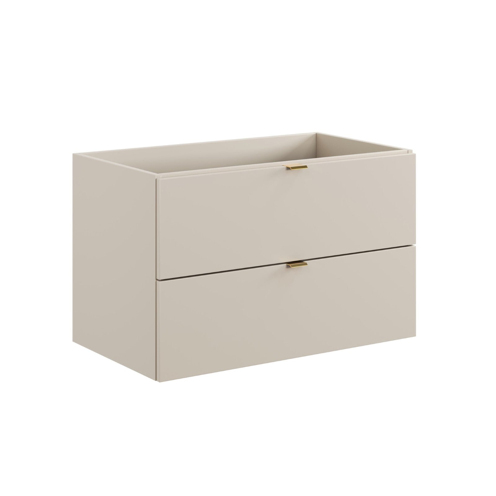 Washbasin cabinet set with countertop 80 cm, 2 drawers, Dalia Cashmere - Image 2