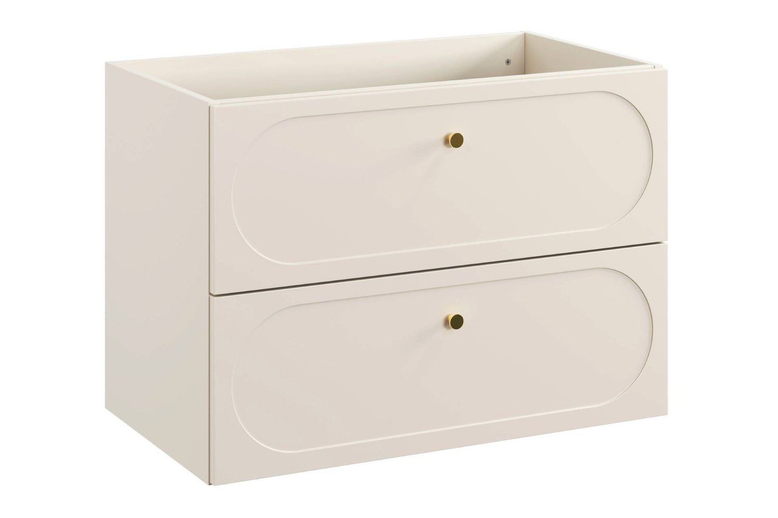 Donna Sand washbasin cabinet set with 80 cm countertop and high column - Image 2