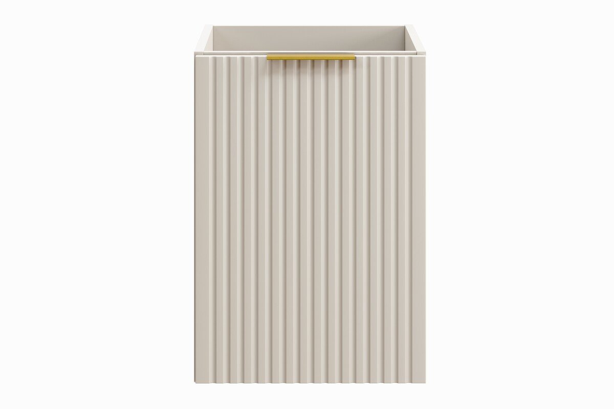 Washbasin cabinet with 100 cm countertop and cabinet with basket set "Adel Cashmere" - Image 3