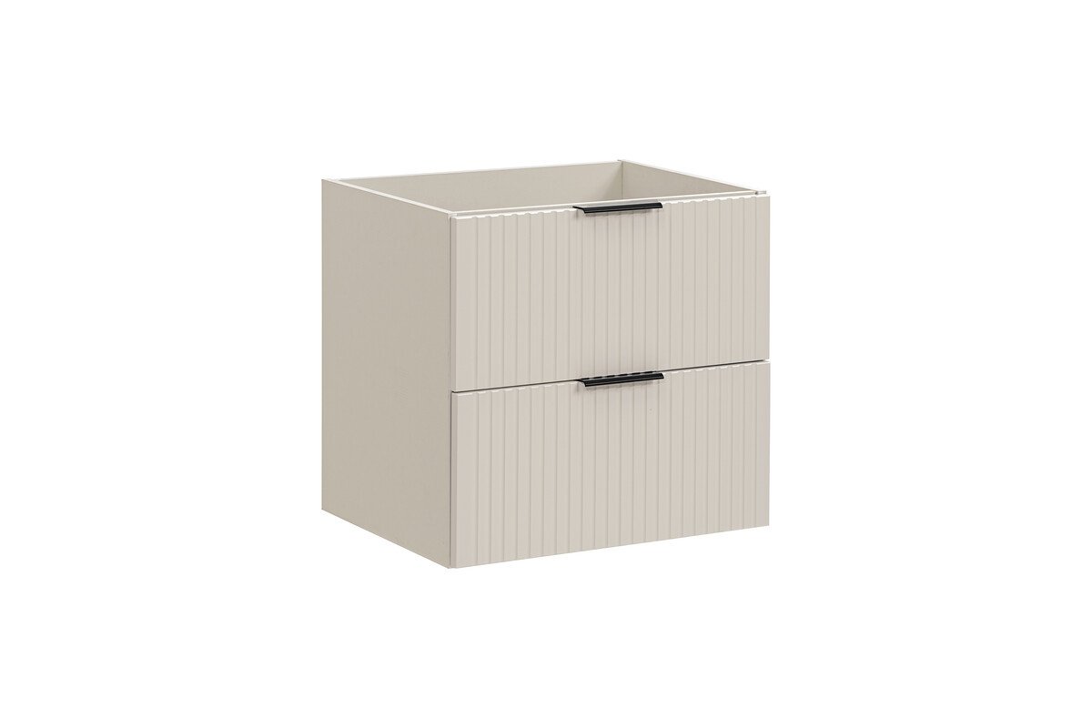 Washbasin cabinet with 100 cm countertop and cabinet with basket set "Adel Cashmere" - Image 6