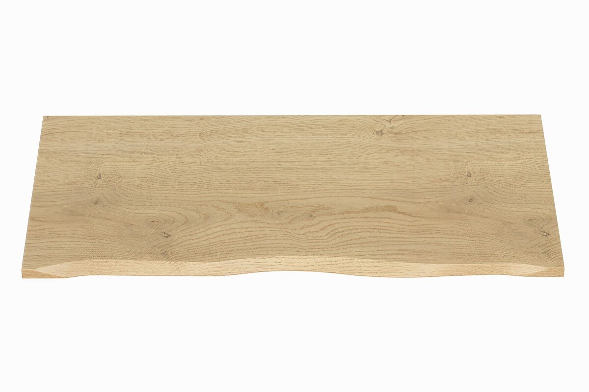80 cm washbasin cabinet set with 100 cm countertop and 20 cm shelf, matt oak Cremona Cashmere color - Image 4