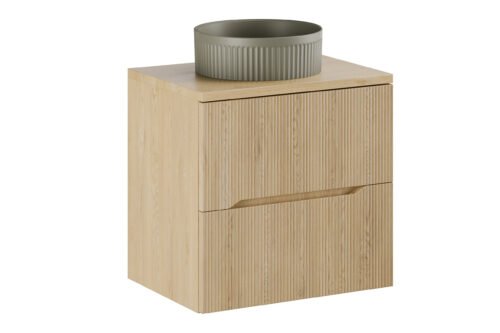 60 cm countertop cabinets and Nordic Cremona countertop washbasin set