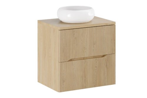 60 cm countertop cabinets and Nordic Cremona countertop washbasin set