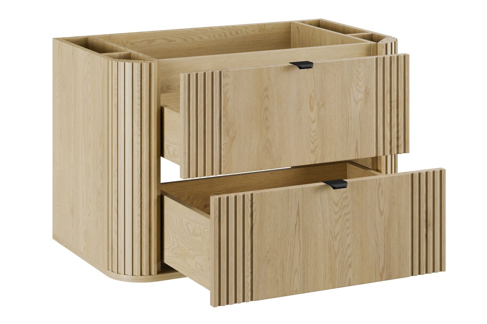 Ovalia Cremona countertop cabinet and countertop washbasin 80 cm set - Image 4