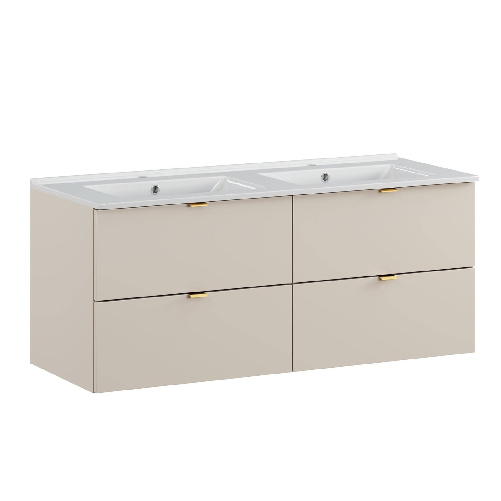 Vanity unit with washbasin, 120 cm, Dalia, cashmere