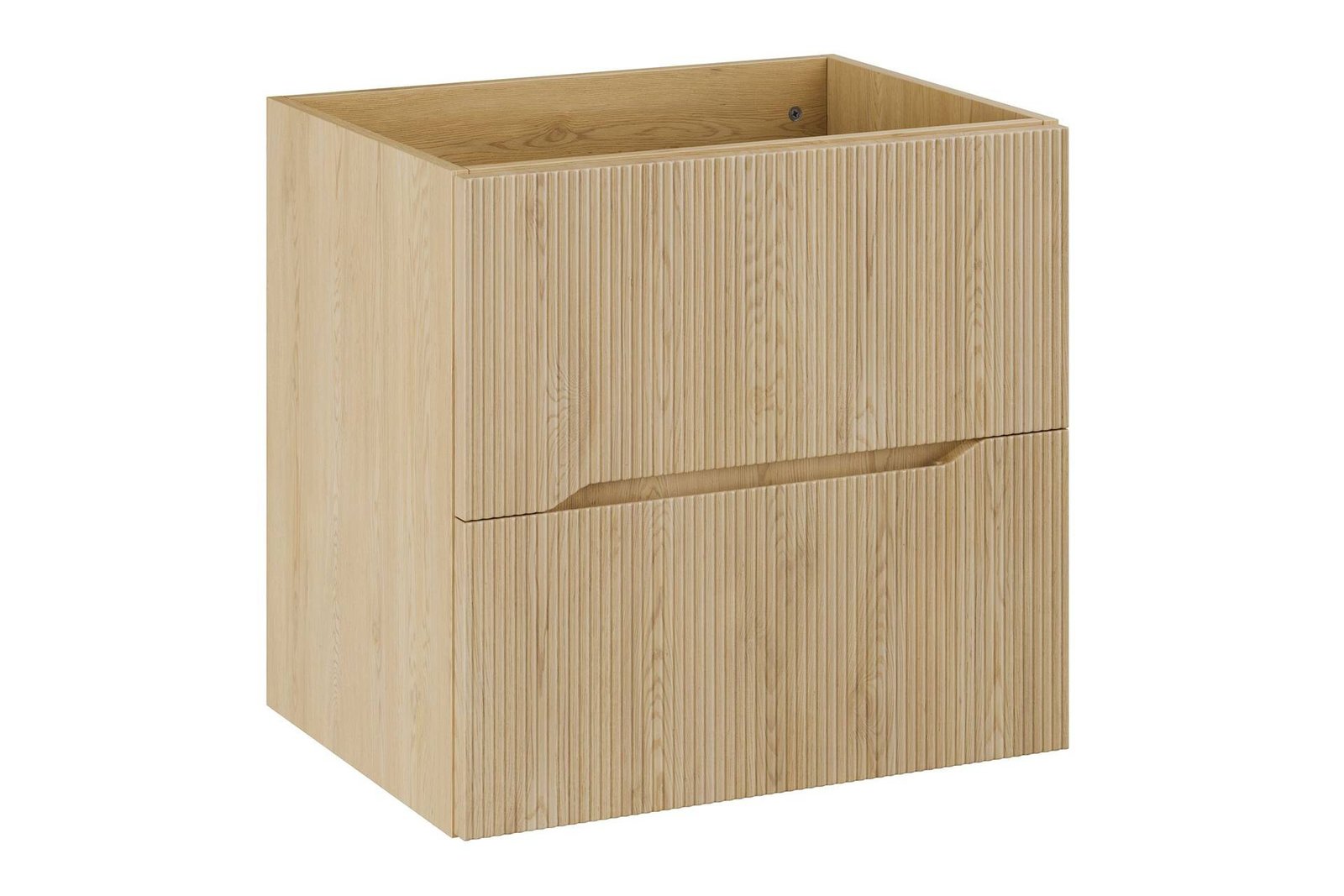 Vanity unit with washbasin, 60 cm, 2 drawers, Nordic Cremona - Image 2